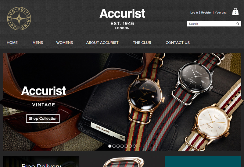 Accurist website new